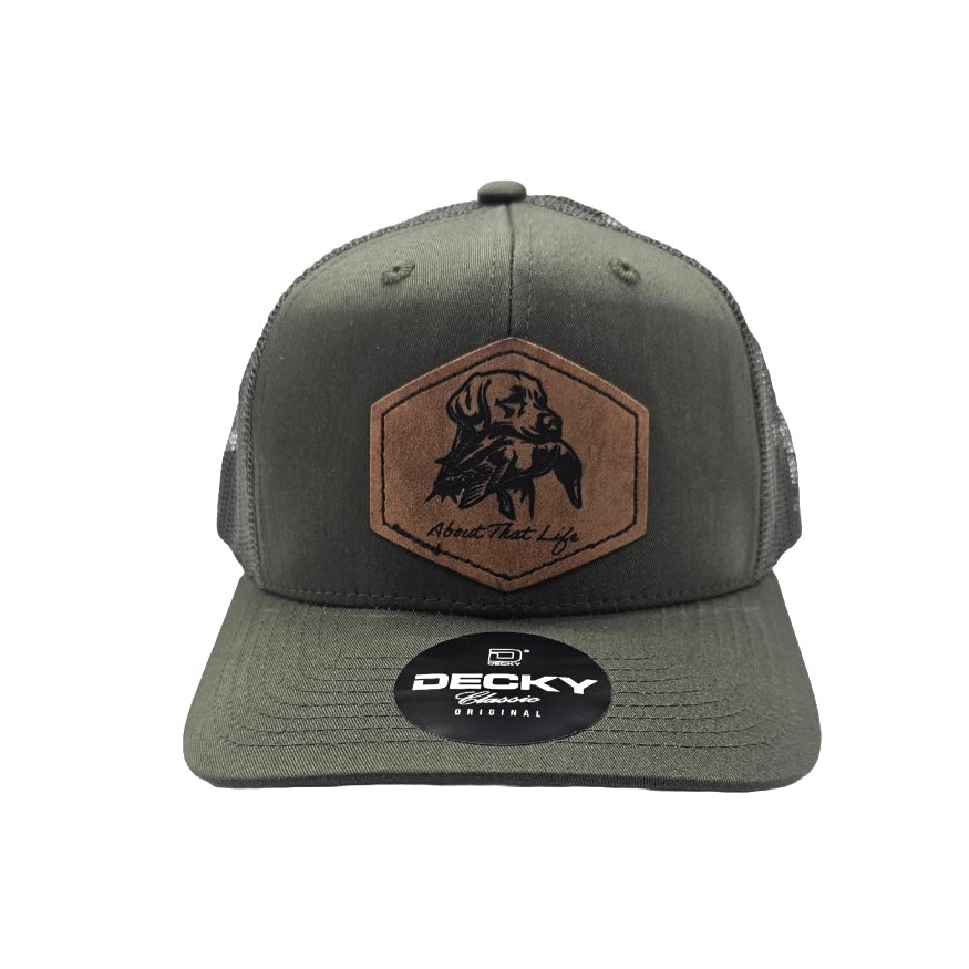 Duck Dog/Leather Patch/Oive