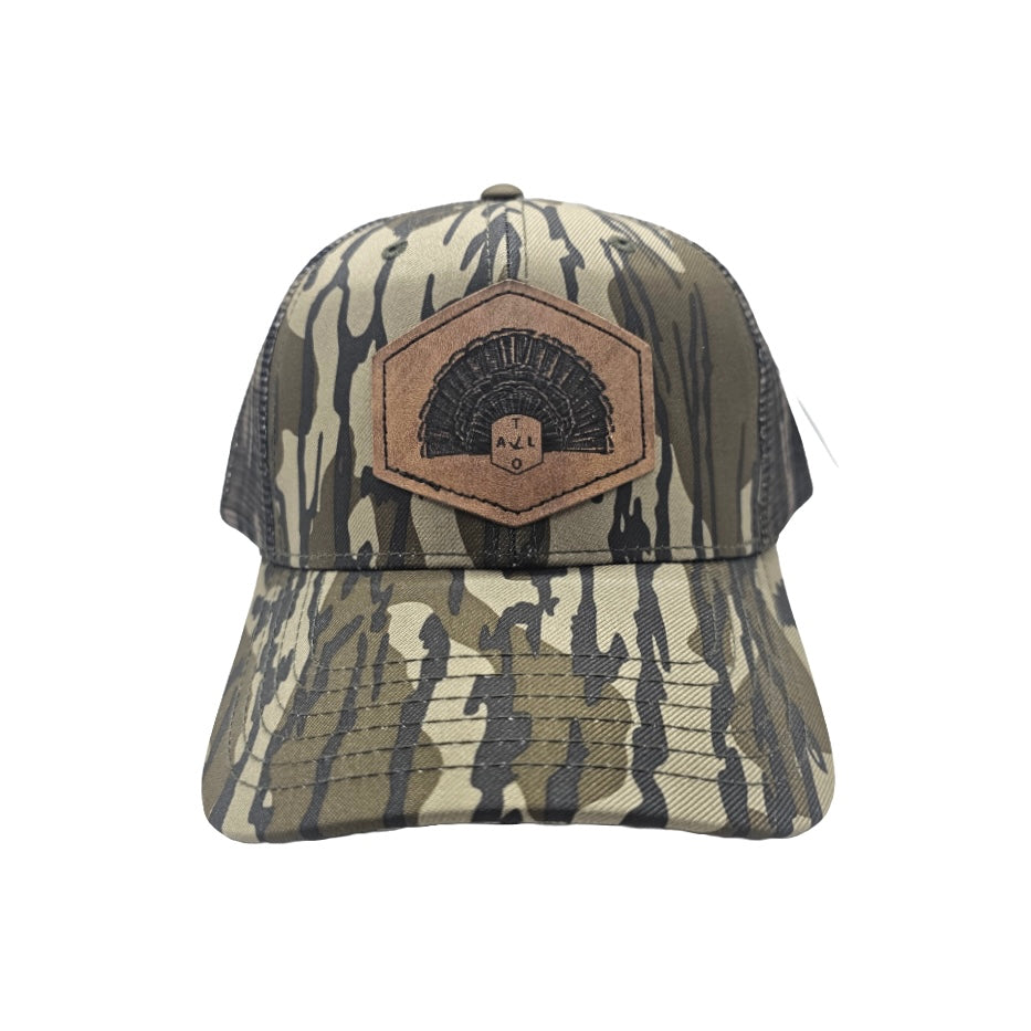 ATLO Turkey Fan/Leather Patch/Bottomland