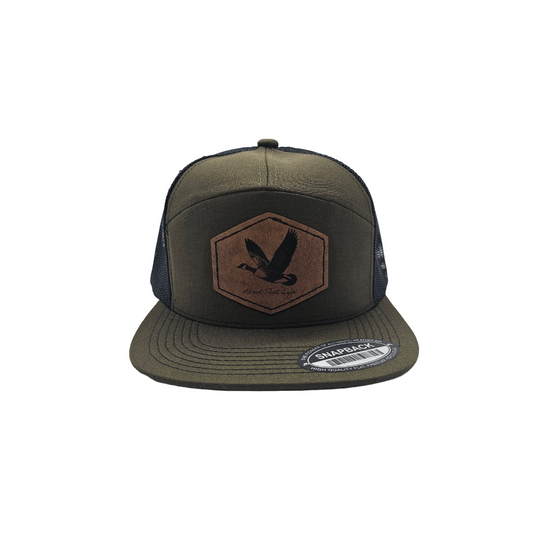 Goose/Leather Patch/Olive&Black