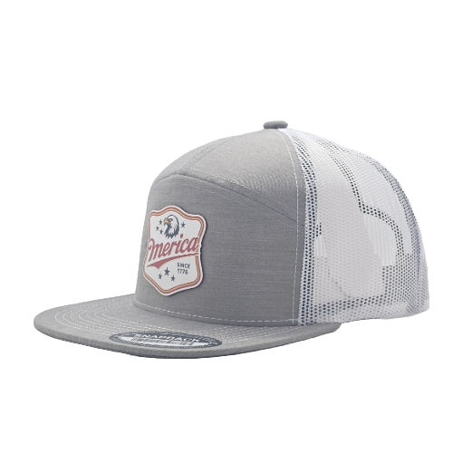 Merica/Eagle Patch/Grey/White