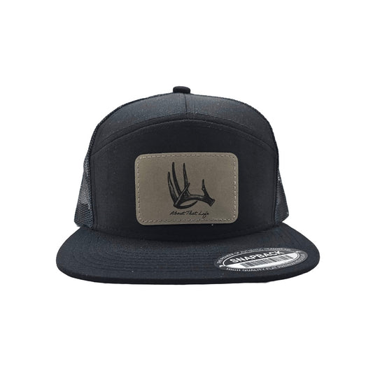 Shed Antler/Leather Patch/Black