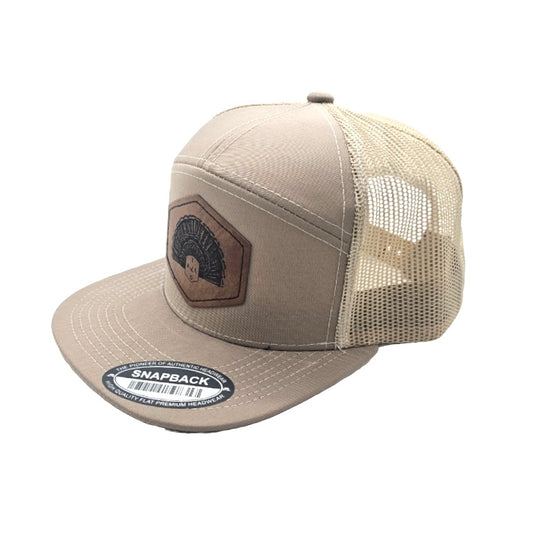 ATLO Turkey Fan/Leather Patch/Beige