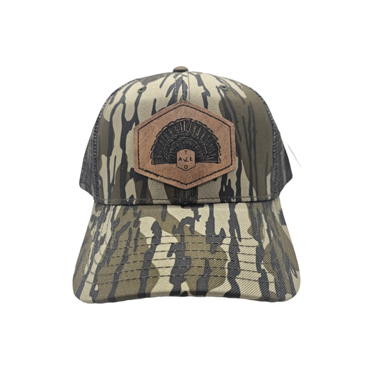 ATLO Turkey Fan/Leather Patch/Bottomland