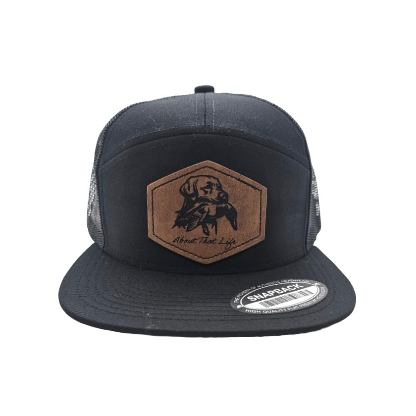 Duck Dog/Leather Patch/Black
