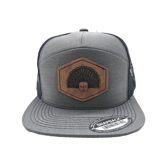 ATLO Turkey Fan/Leather Patch/Gray/Black